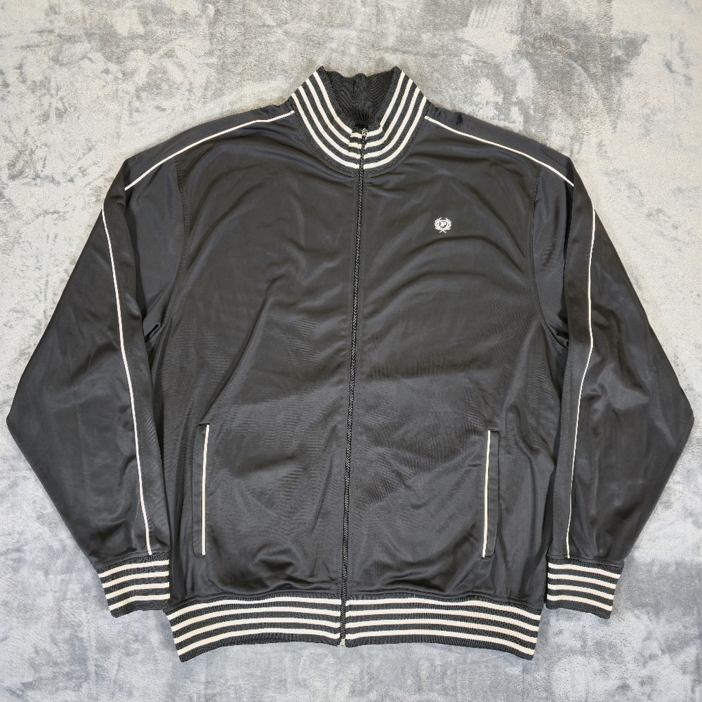 Phat Farm Track Jacket Size 2XL Stripped Warm Up Y2K Streetwear